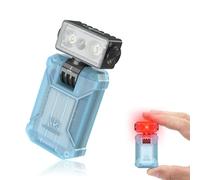 Wurkkos HD04 Mini EDC LED Torch, 750 Lumens Super Bright Rechargeable Torch, 180° Rotatable Head, 3-in-1 Spot/Flood/RGB Modes, IPX6 Waterproof Magnetic Torch for Camping, Hiking & Emergency