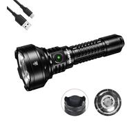 Wurkkos TD01C 1800lm Tactical Flashlight, 1000M Range,IPX8 Waterproof | LED Spotlight for Camping, Hiking & Emergency; SFT40, Buck Driver, 70H Runtime, USB-C, ATR