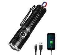 Wurkkos TS22 Torches LED Super Bright Rechargeable, Flashlight 4500 Lumens XHP70.2 LED Torch with Auto Lock, IPX68 Waterproof Flashlight, EDC Torch with Magnetic End Cap, 6 Lighting Modes
