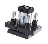 WURKVGMK Four Guide Column Lifting Pneumatic Cylinder With Magnetism QGBD63/80-40-50-S Assembly Line Translation Machine Accessories(QGBD 80,Stroke 50mm)