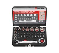Wurth 096511310 Double Ring Ratchet Spanner Wrench with Bits Mini Set 31pcs