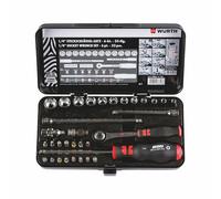 Wurth 32 Piece 1/4in Drive Multi Drive Socket & Accessory Set 4 - 14mm 096511032