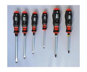 Wurth Set of Screwdrivers, Screwdriver Set, 594g, Schwarz, Flat Head, PH/SZ, 11.42 x 3.54 x 2.36 inches, Italy, Construction, Home Improvement
