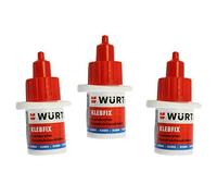 Wurth Super Glue 5 g, White, Liquid, Quick Repairs & Constructions, Special Closure Mechanism