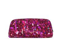 WURTON Glitter pattern Print Large Pencil Pouches Stylish Spacious Pencil Case Bag for Zippered Pencil Bags