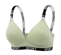 WUSENTOF Bras for Women Push Up Bra Sexy Deep V Plunge Underwire Sexy Packs Comfort Leisure Everyday Bra Sports Lingerie Soft Comfort Brassiere Breathable Stretch Bras for Yoga Fitness Exercise