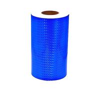 WUSHADEHANS Tape,Reflective tape, 11.8 Inch X 3.3/32.8/164 Feet, Reflector Conspicuity,Industrial Marking Tape Heavy Duty Hazard Caution Warning Outdoor,red,50m(Blue,10m)