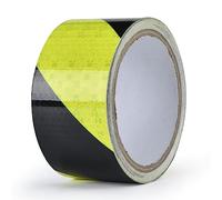 WUSHADEHANS Tape,Reflective tape, Outdoor Tape, Double Color Twill Reflective Warning, Fade,Durable,2 in × 150 FT,yellow black(Green Black)
