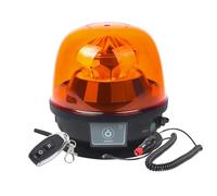 WUSHIXAN Magnetic Beacon Light Wireless, Portable 12-24V Rotating Warning Light, Rechargeable Amber Flashing Strobe Light for Car, Trailer, Truck, Tractor, Bus, Forklift Car
