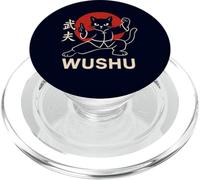 Wushu Cat Kung Fu Kitty Funny Martial Artist Cat Lover PopSockets PopGrip for MagSafe