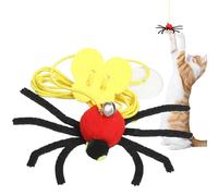 Wusideday Cat Door Frame Toy - Hangable Interactive Fake Spider - Interactive Toys for Cats,for Mental Stimulation Exercise Boredom