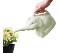 Wusideday Elephant 2L Pla-stic Indoor Watering Can | Elephant Watering Can | Animal Watering Can With Long-Mouth | Green Long Spout Plant Waterer