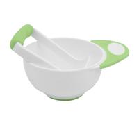 Wusideday Food Masher Bowl Set, Mash Bowl for Food, Fruit Puree Feeder Bowls with Non Slip Long Handle and Grinding Rod for Make Vegetable, Chicken Puree