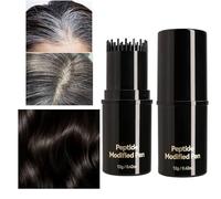 Wusideday Hair Color Stick,Portable Applicator Long Lasting - Natural Color Comb Beard Hair Dye | for Styling Grooming Long Home Salon Travel Birthday Wedding Stylist Women Men