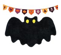 Wusideday Halloween Door Mat,Bat Halloween Floor Mat | 19.69x31.5in Slip-Resistant Dirty-Resistant Floor Carpet for Gym Patio Bedside Beach House Kitchen Living Room RV Garage