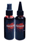 Wusideday Makeup Fake Blood - 60ml Realistic Washable Cosplay Fake Blood - Long-Lasting Effect Halloween Cosplay Accessories for Carnival Horror Theme Party Escape Room Theatre Performance
