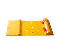 Wusideday Parking Mat | Wheel Stoppers Anti-Slip Parking Aids | High Visibility Wheel Stabilizer Guides Stops for Automotive Sedan SUV Golf Carts Vehicle Auto Truck