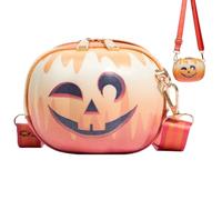 Wusideday Shoulder Bag Purse - Pumpkin Smiling Face Wallet,Pumpkin Wallet Fashion Purse for Phone Document Shopping Travel Street Commute Work Date Daily Outdoor