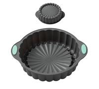 Wusideday Silicone Cake Mold, Round Sunflower Baking Molds, Portable Baking Mold Cake Pan, Reusable Flower Baking Trays, Large Cake Baking Pans for Birthdays, Holidays