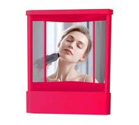 Wusideday True Mirror Non Reversing | Non Reversing Mirrors | Real Image Desk Make Up Mirrors | Rectangular Non Reversing Mirrors | Precision Real Image True Mirror