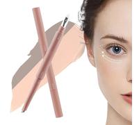 Wusideday Under Eye Brightener Concealer,Two-color Silkworm Highlighter Pen Makeup | 2.5g for Women Cosplay Stage Performance Birthday Party Travel