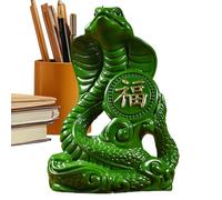 Wusideday Wood Snake Statue Chinese 2025 New Year | Chinese Snake Figurine | Feng Shui Snake Figurine | Snake Sculpture Desktop Decorations