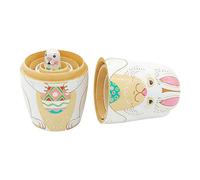 Wusideday Wooden Nesting Dolls,Cute Easter Bunny Nested Decor | Rabbit Nesting Dolls | for Living Room Bedroom Playroom Spring Birthday Christmas