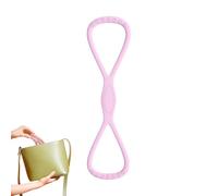 Wusideday Workout Bands | Figure 8 Strength Bands - Yoga Rope Silicone Fitness Puller for Stretching, Muscle Training, Recovery, Arm, Back, Beginner, Sports, Travel, Home