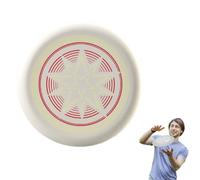 WUSJCOF 1 x Throwing Disc for Adults, Children, Sports, White, Fluorescent, Games and Outdoor Fun