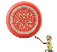 WUSJCOF 1 x Throwing Disc for Adults, Games and Outdoor Fun, Red, Fluorescent, Children, Sports