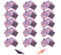 WUSJCOF 120 Sheets Double-Sided Coloured Origami Paper, 15 x 15 cm Folding Paper with Cherry Blossom Pattern, Easy Folding Washi Paper for Craft Projects, 8 Styles