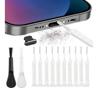 WUSJCOF Pack of 13 Dust Protection Silicone Protective Cap Charging Socket Cover Mobile Phone Plug Smartphone Accessories Cleaning Set