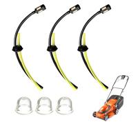 WUSJCOF Pack of 6 Universal Petrol Filter Kit, Petrol Hose Seal, Universal Fuel Line, Primer Bulb, Rubber Grommet Seal (for Brush Cutter, Trimmer, Mower, Hedge Trimmer)