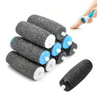 WUSJCOF Pack of 9 Replacement Rollers, Extra Coarse Refills for Electric Foot File, Compatible with Scholl Velvet Smooth, Pedicure Foot Care Set for Removing Hard Skin