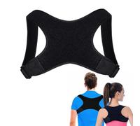 WUSJCOF Posture Corrector, Posture Corrector, Shoulder and Back Adjustable Breathable Chest Corrector Posture Corrector Pain Prevention Posture Corrector Shoulders Back for Straightening (Black)