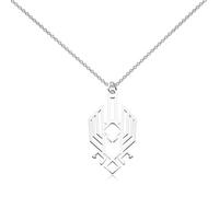 WUSUANED Dawn Hunter Necklace Game Inspired Jewelry Game Cosplay Gift RPG Fan Gift Game Fan Gift, Stainless Steel, No Gemstone