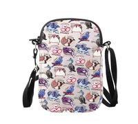 WUSUANED Funny Birds Pun Crossbody Bag Bird Watching Gift Birding Gift Bird Species Bag, Funny Birds Pun Bag