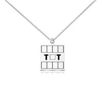 WUSUANED Funny Bomb Necklace Radioactive Symbol Jewelry Explosive Bomb Gift For Fans, Stainless Steel, No Gemstone