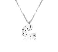 WUSUANED Funny Shrimp Tail Necklace Seafood Jewelry Shrimp Lover Gift Marine Creatures Gift, L, Stainless Steel, No Gemstone