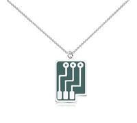 WUSUANED Funny Video Game Necklace Game Inspired Jewelry Video Game Lover Gift Gaming Gift Game Engineer Gift, Stainless Steel, No Gemstone