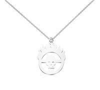 WUSUANED Fury Max Skull Necklace Game Inspired Jewelry Movie Character Lover Gift Mad Game Fan Gift Fury Max Gift, Stainless Steel, No Gemstone