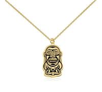 WUSUANED Indiana Golden Idol Necklace Game Inspired Jewelry Game Character Lover Gift Indiana Idol Gift, Stainless Steel, No Gemstone
