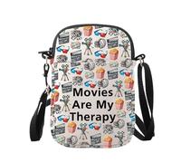 WUSUANED Movie Lover Crossbody Bag Movie Night Party Gift Cinema Shoulder Bag Filmmaker Gift, Movie Lover Bag
