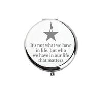 WUSUANED Musical Star Makeup Mirror Musical Lover Gift Theatre Inspired Mirror Drama Lover Gift (Drama Star Mirror S)