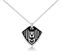 WUSUANED Soldier Shield Necklace TV Show Inspired Jewelry Crime Series Gift Soldier Emblem Gift For Fans, L, Stainless Steel, No Gemstone