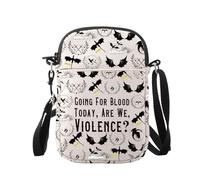 WUSUANED Wing Book Lover Crossbody Bag Dragon Rider Gift Fantasy Dragon Shoulder Bag For Reader, Wing Book Bag