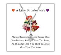 WUSUANED Witch Broom Necklace Hocus Movie Inspired Jewelry Sanderson Sister Gift Witches Birthday Gift Witch Fan Gift, Metal, No Gemstone