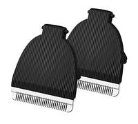 Wusuker 2 Pack Blades for Meridian Trimmer, Hygienic Ceramic Blades Compatible with Meridian Body Trimmer, Black