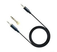 Wusvive 3.5mm Headphone Cable for Focal HADENYS Audio Cord with Adapter | TPE Material, Oxygen-free Copper Core, Includes 6.35mm Adapter, Secure Locking Connector, 130cm Length