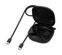 Wusvive Compatible Charging Case for Shokz for openfit 2+, | for durable ABS Replacement Shell with Secure for pogo Pin Connection, Portable Black Design